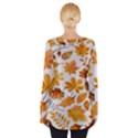 Brown Autumn Leaves Tie Up T-Shirt View2