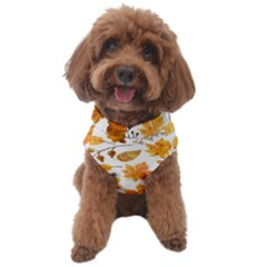 Brown Autumn Leaves Dog Sweater