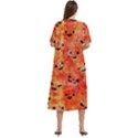 Carved Pumpkin Faces Women s Cotton Short Sleeve Nightgown View4