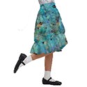 Cute Spiders Pattern, Adoxali, Halloween Kids  Ruffle Flared Wrap Midi Skirt View3