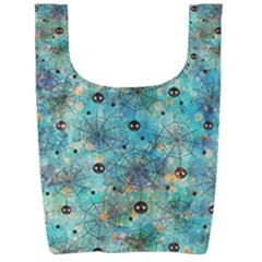 Cute Spiders Pattern, Adoxali, Halloween Foldable Shopping Bag