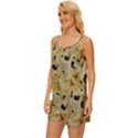 Doge , Memes Satin Pajama Short Set View2