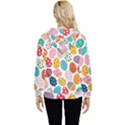 Easter Eggs Pattern, Easter Women s Lightweight Drawstring Hoodie View4
