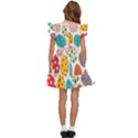Easter Eggs Pattern, Easter Kids  Winged Sleeve Dress View4