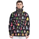 Fun Christmas Trees Men s Pullover Zip Ski and Snowboard Waterproof Breathable Jacket View1