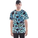 Ghosts Owls Pumpkins Men s Sport Mesh T-Shirt View1