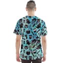 Ghosts Owls Pumpkins Men s Sport Mesh T-Shirt View2