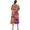 Halloween Monsters Women s Cotton Short Sleeve Nightgown View4
