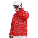 Merry, Happy Christmas, Christmas Gnome Men s Pullover Zip Ski and Snowboard Waterproof Breathable Jacket View2
