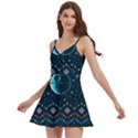 Star Wars Xmas, Star Wars, Christmas, Ugly Sweater Body Wrap Sleeveless V-Neck Mini Dress View2