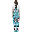 Blue Penguin Pattern, Adoxali, Christmas, Cute Women s Front Zip Ski And Snowboard Bib Pants View4