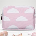 Clouds Pink Pattern Make Up Pouch (Medium) View1