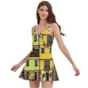 Colorful Venice Homes - Venezia, Italy Body Wrap Sleeveless V-Neck Mini Dress View2