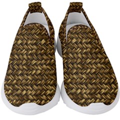 Straw Like Country Side  Kids  Slip On Sneakers