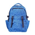 Blue Denim jeans like Carry-on Double Buckle Travel Backpack View1