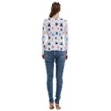 Cute airplanes planes Women s Cut Out Long Sleeve T-Shirt View4