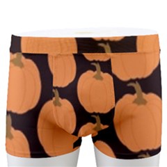 Black And Orange Pumpkin Men s Boxer Briefs