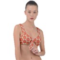 Cute Pumpkin Front Tie Bikini Top View1