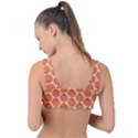 Cute Pumpkin Front Tie Bikini Top View2