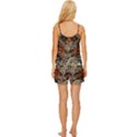 Cats Are Cooler cat in glasses Satin Pajama Short Set View4