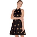 Little Stars Pattern Sleeveless Halter Neck A-Line Dress View2