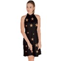 Little Stars Pattern Sleeveless Halter Neck A-Line Dress View3
