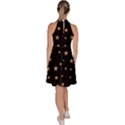 Little Stars Pattern Sleeveless Halter Neck A-Line Dress View4
