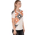 Aesthetic Hearts Women s V-Neck Scrub Top View3