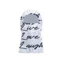 Live Love Laugh Monsteras Balaclava Face Mask View1