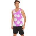 Purple Clouds Men s Wide Collar Tank Top View2