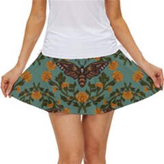 Day Of The Death Moth Women s Skort