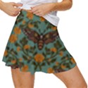 Day Of The Death Moth Women s Skort View3