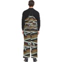 0118 F Expression Of Structure Large Men s Front Zip Ski And Snowboard Bib Pants View4