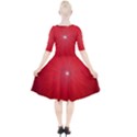 The Christmas Collection Quarter Sleeve A-Line Dress With Pockets View2