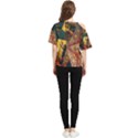 Stars Lanterns Lighting One Shoulder Cut Out T-Shirt View2