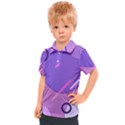 Colorful Labstract Wallpaper Theme Kids  Polo T-Shirt View1