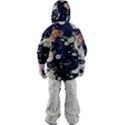 Japanese Wave Koi Illustration Pattern Women s Zip Ski and Snowboard Waterproof Breathable Jacket View4