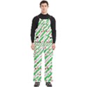 Christmas Paper Stars Pattern Texture Background Colorful Colors Seamless Men s Side Zip Front Pouch Ski And Snowboard Bib Pants	 View1