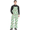 Christmas Paper Stars Pattern Texture Background Colorful Colors Seamless Men s Side Zip Front Pouch Ski And Snowboard Bib Pants	 View3