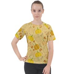 Pumpkins Autumn Fall Harvest Women s Sport Raglan T-shirt
