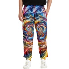 Dynamic Color Vortex Men s Elastic Waist Pants