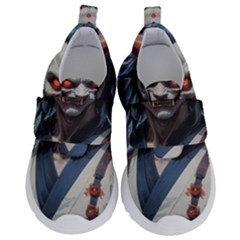 Demon Samurai Kids  Velcro No Lace Shoes