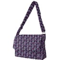 Sugar Skull Cat Pattern Full Print Messenger Bag (L) View1