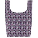 Sugar Skull Cat Pattern Foldable Shopping Bag View1