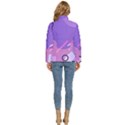 Colorful Labstract Wallpaper Theme Women s Puffer Bubble Jacket Coat View4