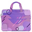 Colorful Labstract Wallpaper Theme MacBook Pro 15  Double Pocket Laptop Bag  View2