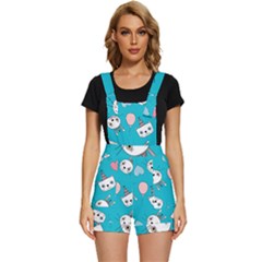 Birtay Cats Bunnies, Koteto Short Overalls
