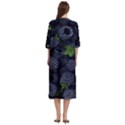 Blackberry Fruit, Fruit Women s Cotton 3/4 Sleeve Nightgown View4