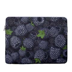 Blackberry Fruit, Fruit 15  Vertical Laptop Sleeve Case With Pocket