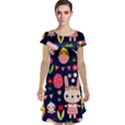 Bunny - Easter Pattern Cap Sleeve Nightdress View1